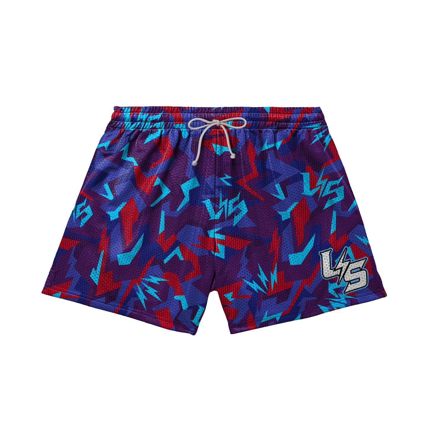 LS BOLT SHORTS (Red & Blue & Purple)