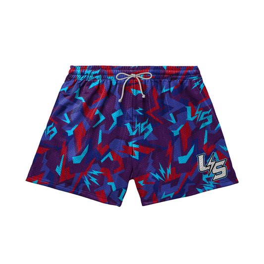 LS BOLT SHORTS (Red & Blue & Purple)